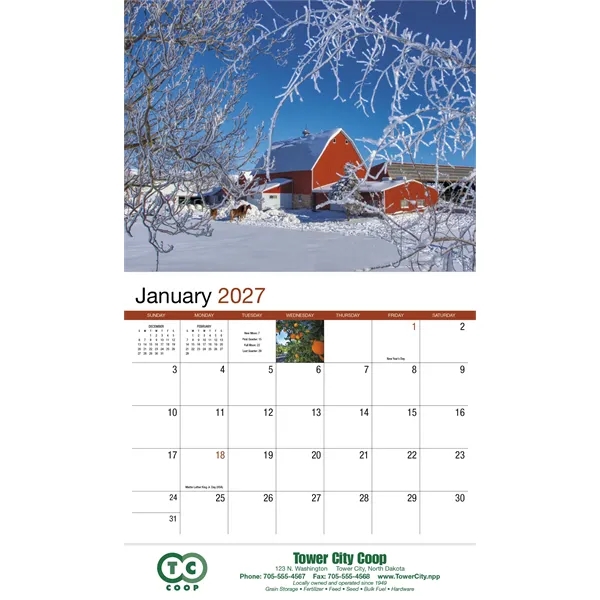 Products America's Bounty Appointment Calendar - Stapled