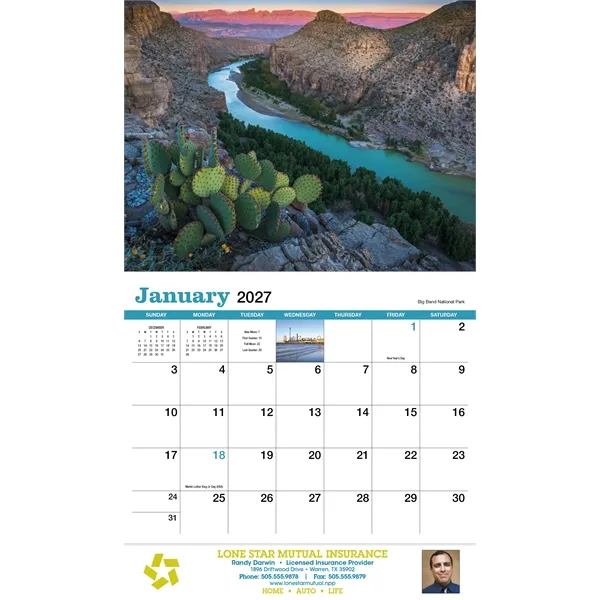 Products Texas Appointment Calendar - Stapled