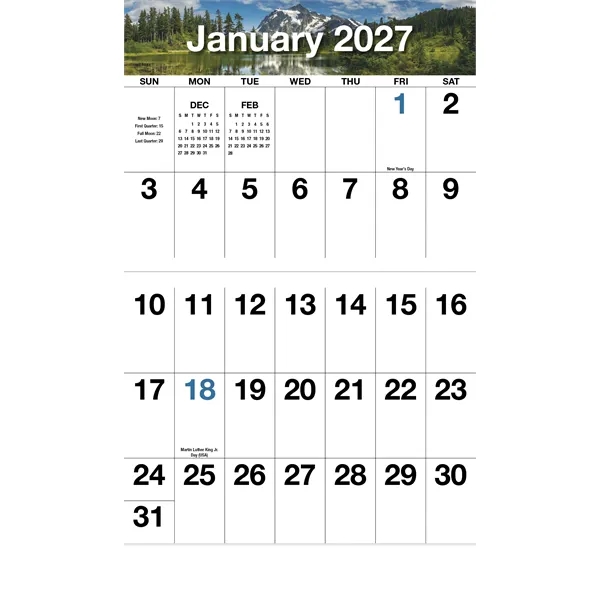 Products Big Numbers Appointment Calendar - Stapled