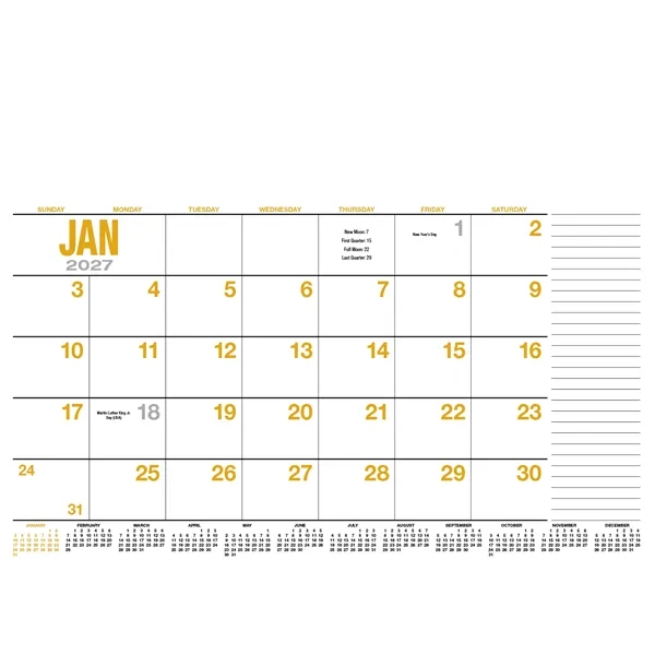 Products 13-Month Desk Pad Calendar