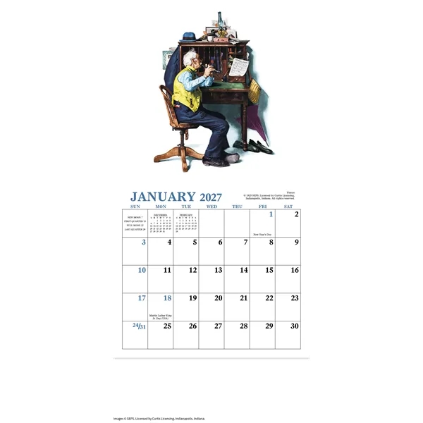 Products Norman Rockwell Mini Calendar