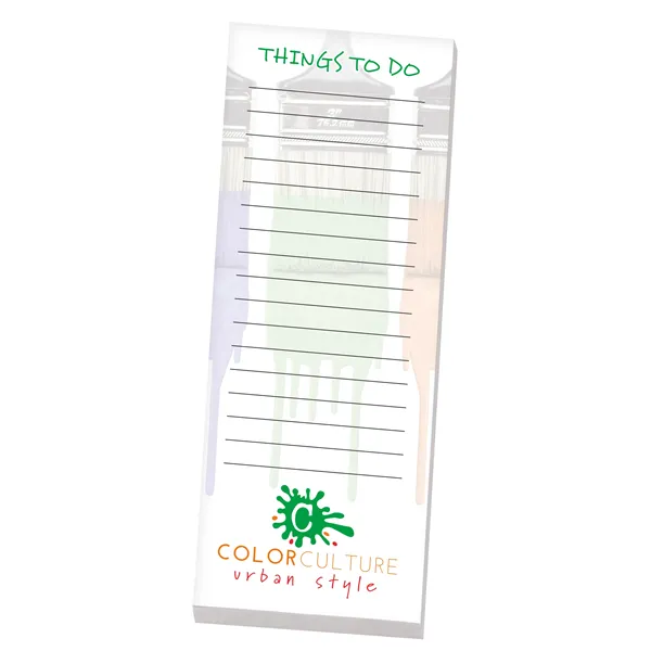 Souvenir® Sticky Note™ 3" x 8" Pad with Magnet, 25 sheet