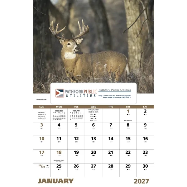 Good Value™ Wildlife Portraits - Window Calendar