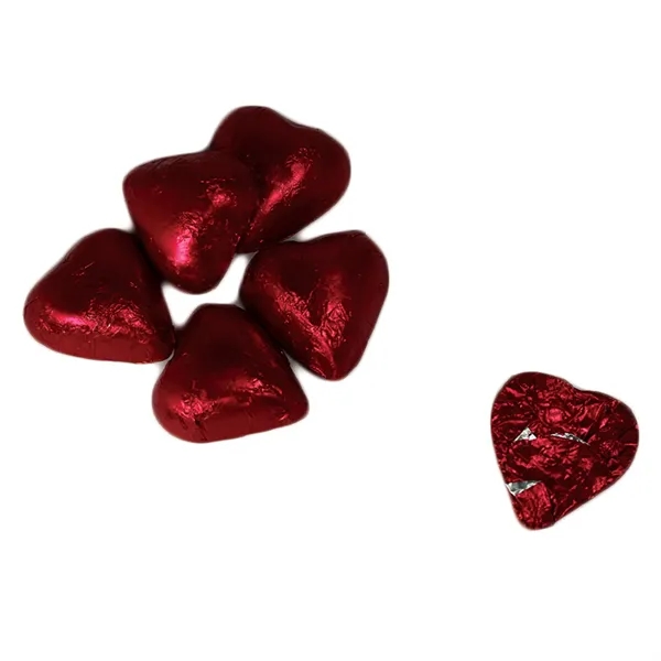 Custom Individually Wrapped Chocolate Hearts