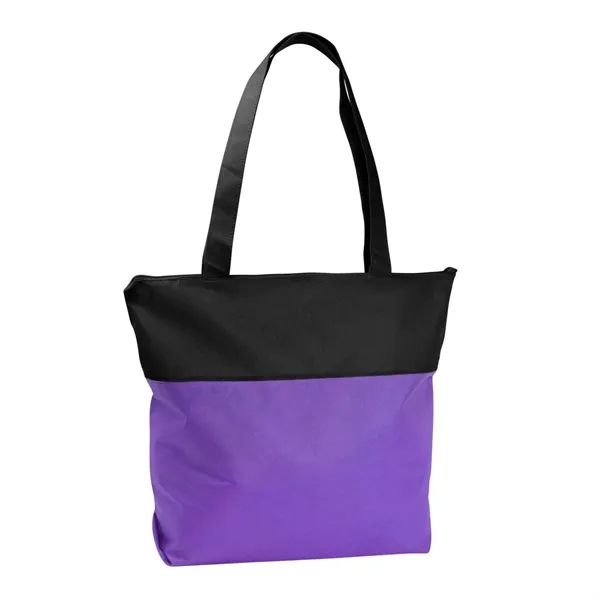 Good Value™ Poly Pro Two-Tone Zippered Tote