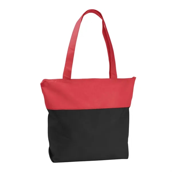 Good Value™ Poly Pro Two-Tone Zippered Tote