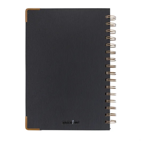 Good Value™ Woven Paper Hardback With Metal Accents Notebook