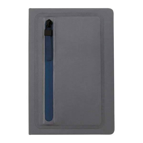 Sleek Zippered Pocket Journal