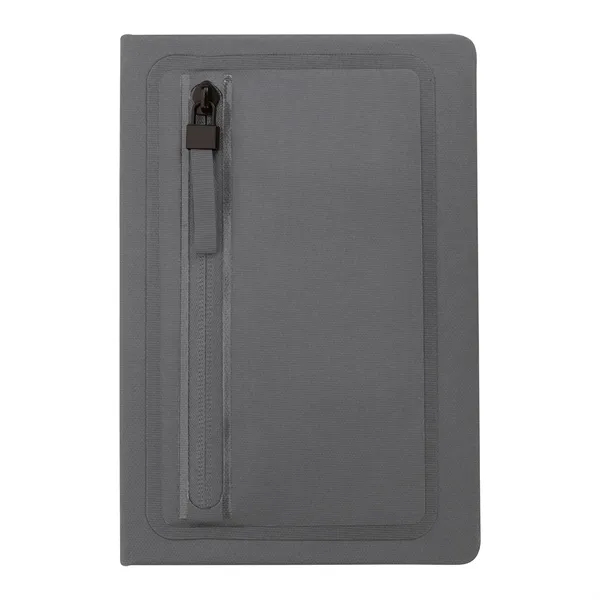 Sleek Zippered Pocket Journal