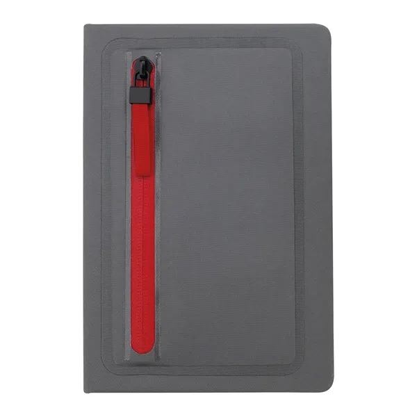 Sleek Zippered Pocket Journal