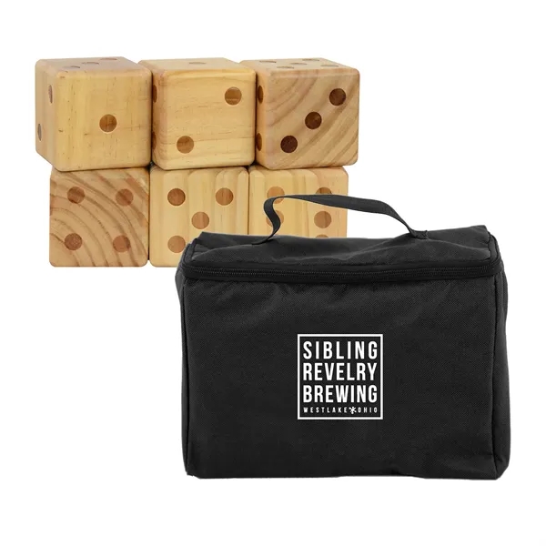 Oversize Wooden Yard Dice Game