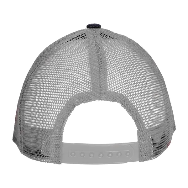 Custom Mid-Profile Accent Mesh Snapback Cap
