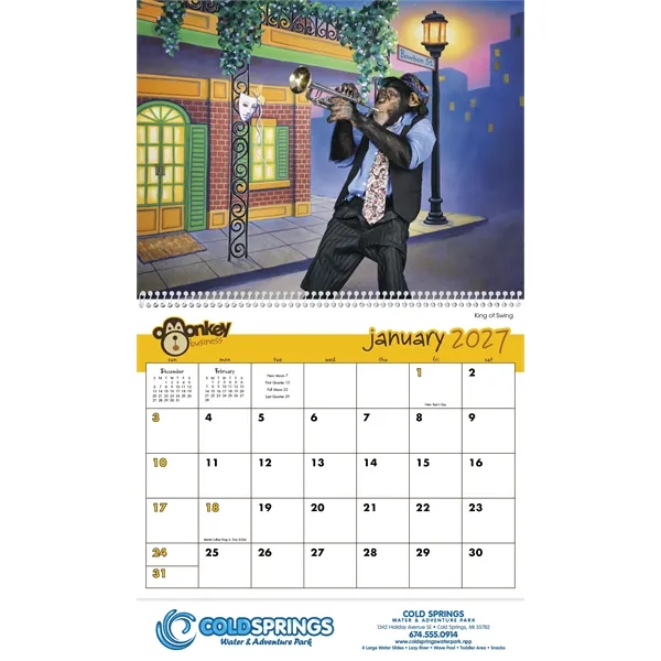 Triumph® Calendars Monkey Business Calendar