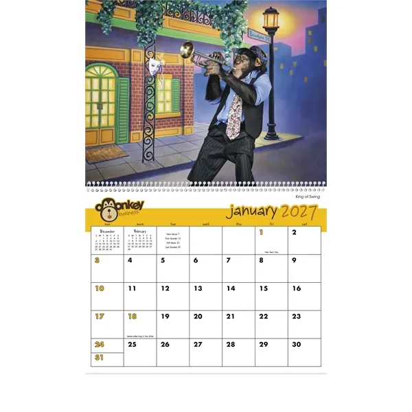 Triumph® Calendars Monkey Business Calendar