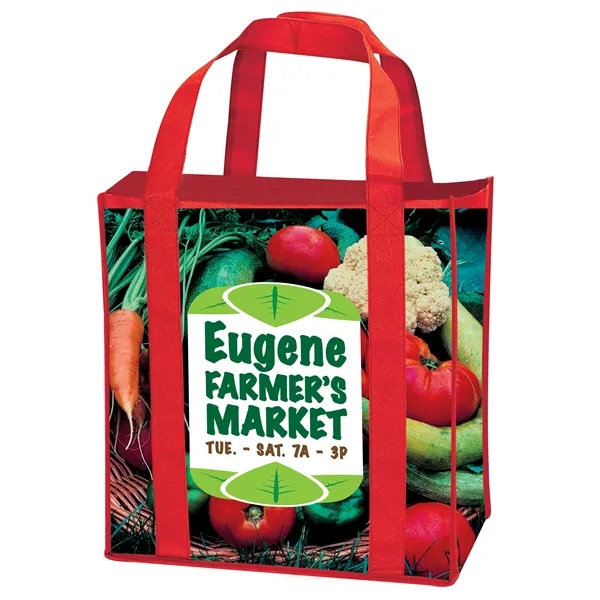 Universal Source® Laminated Non-Woven Grocery Tote