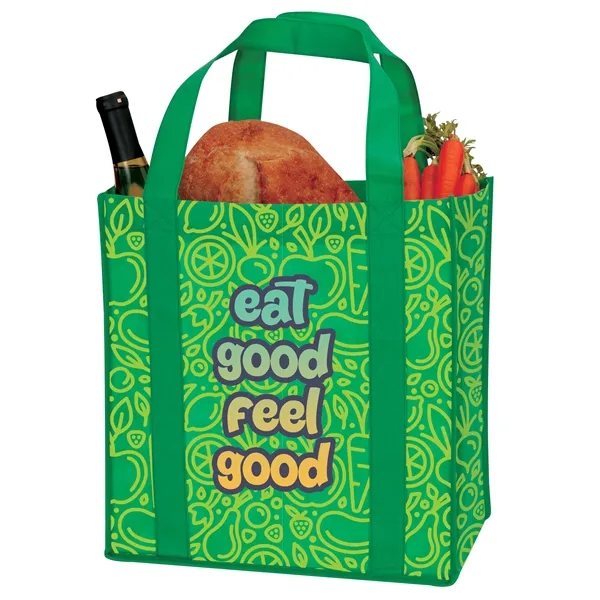 Universal Source® Laminated Non-Woven Grocery Tote
