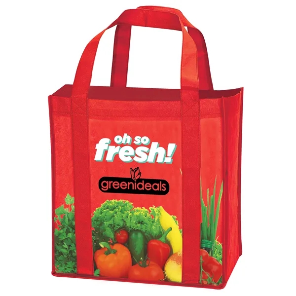 Universal Source® Laminated Non-Woven Grocery Tote