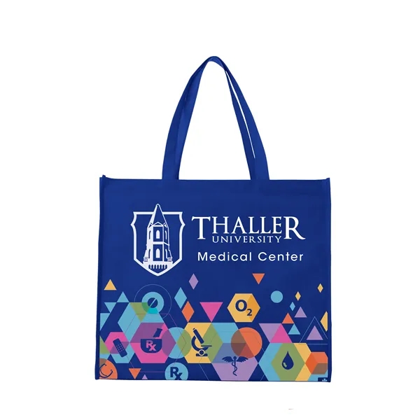 Universal Source® Laminated Non-Woven Landscape Tote
