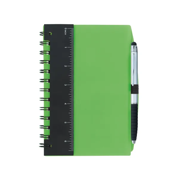 Good Value™ 5'' x 7'' Ruler Notebook with Flags and Stylu...