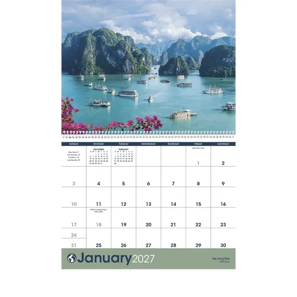 Triumph® Calendars World Scenic Calendar