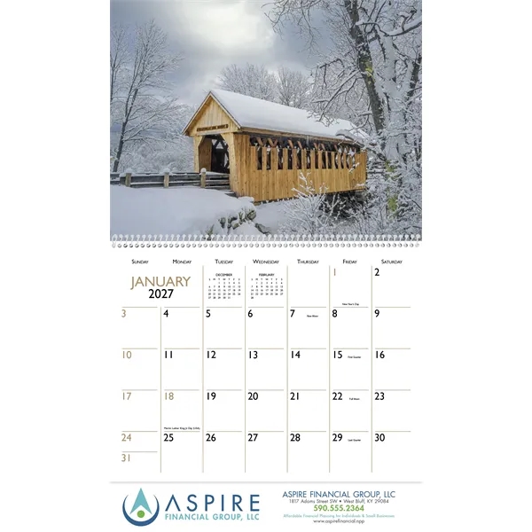 Triumph® Calendars Bridges Calendar