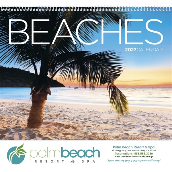 Triumph® Calendars Beaches Calendar