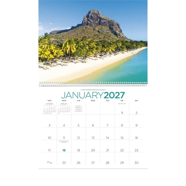 Triumph® Calendars Beaches Calendar