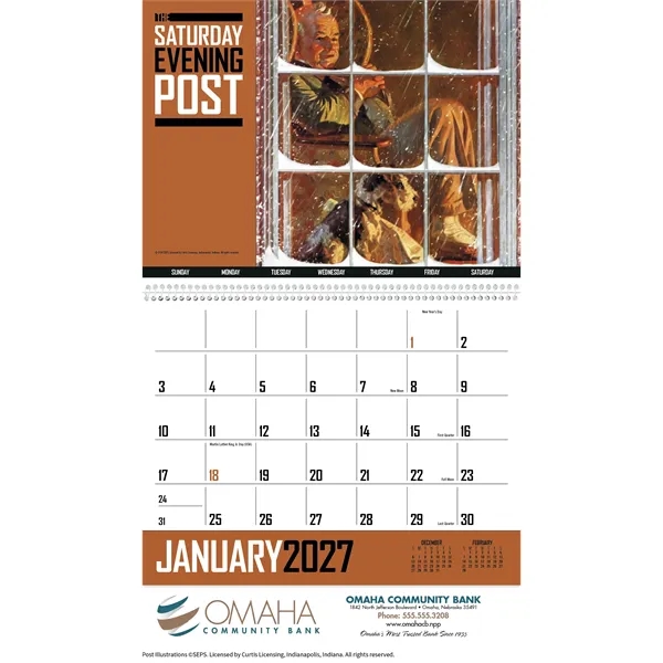 Triumph® Calendars The Saturday Evening Post