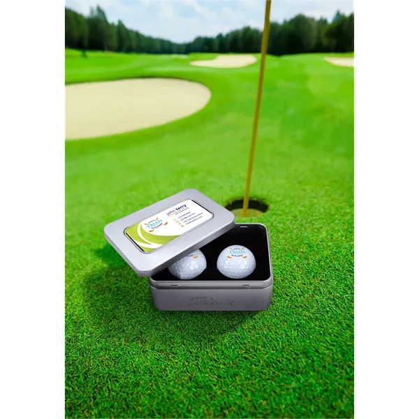 Titleist® 2-Ball Business Card Tin Pro V1®