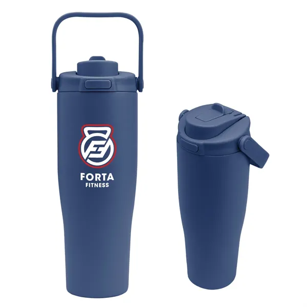 30 Oz. Denali Sip & Chug Recycled Stainless Steel Tumbler