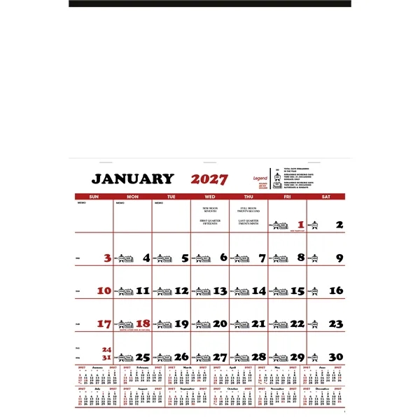 Skinner & Kennedy® Contractor's Apron Calendar