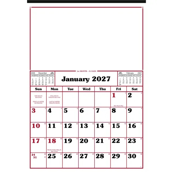 Skinner & Kennedy® Commercial 12-Sheet Calendar