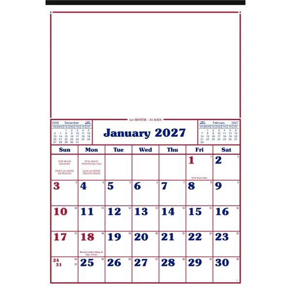 Skinner & Kennedy® Commercial 12-Sheet Calendar