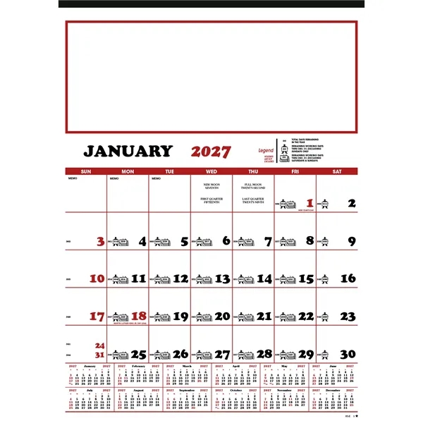 Skinner & Kennedy® Contractor's 12-Sheet Calendar