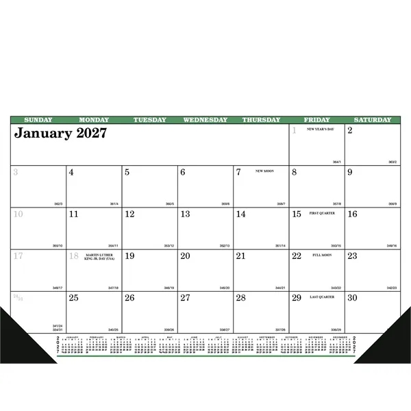 Custom Skinner & Kennedy® Desk Pad Calendar