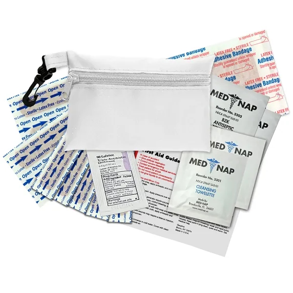 Custom Garyline® Zip Pouch First Aid Kit - 16 Piece