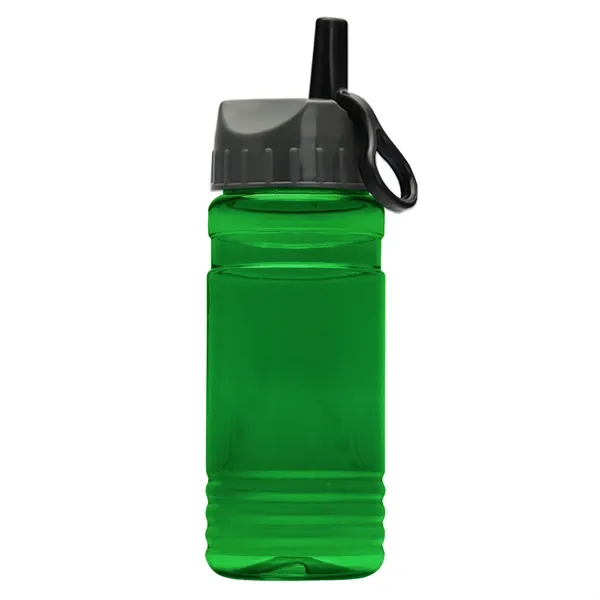 Garyline® RPET Bottle with Ring-Straw Lid - 20 oz.
