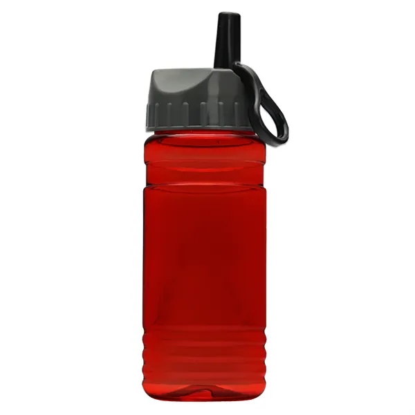 Garyline® RPET Bottle with Ring-Straw Lid - 20 oz.