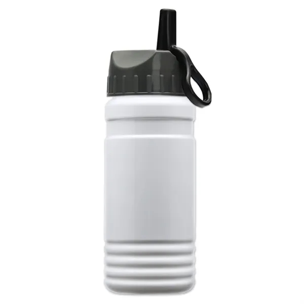 Garyline® RPET Bottle with Ring-Straw Lid - 20 oz.