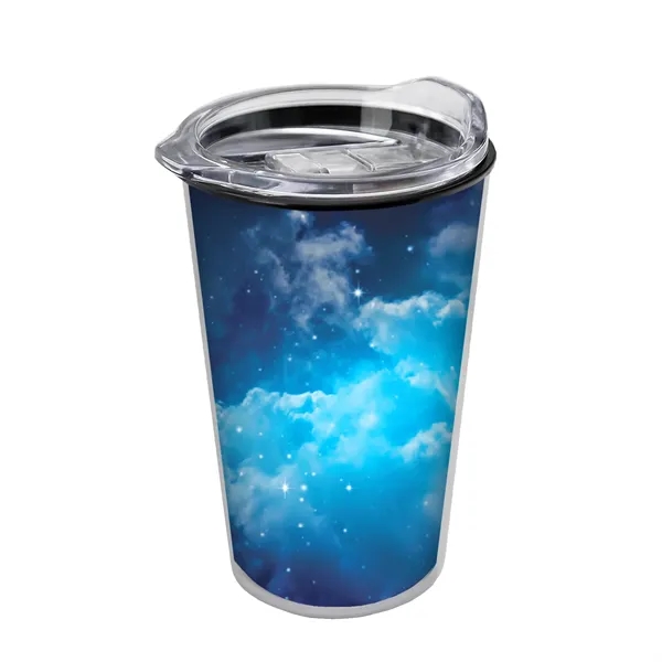 Garyline® Transparent Tumbler with Slider Lid and Full-Co...