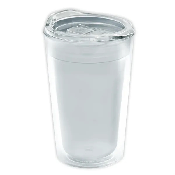 Garyline® Transparent Tumbler with Slider Lid - 14 oz.