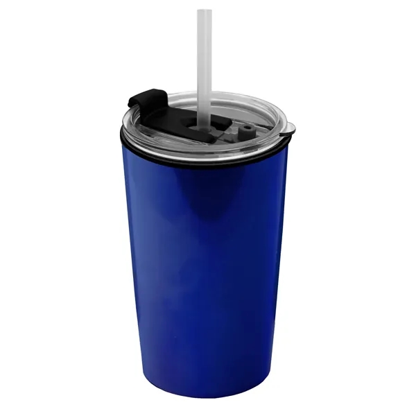 Garyline® Sentinel Metallic Acrylic Tumbler with 2-in-1 L...