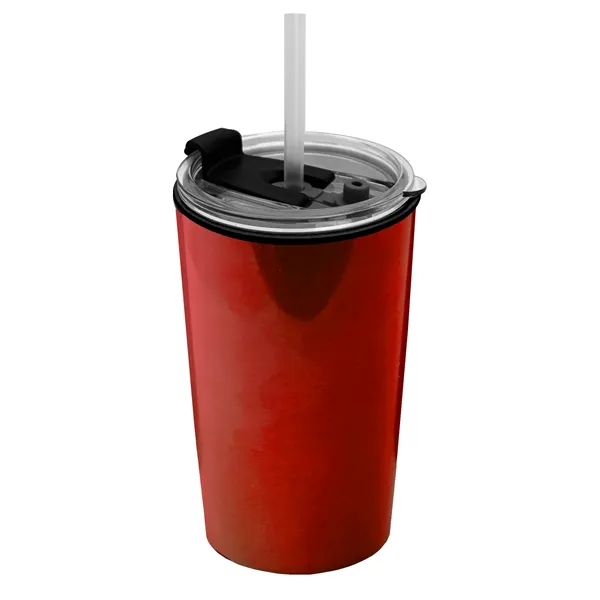 Garyline® Sentinel Metallic Acrylic Tumbler with 2-in-1 L...