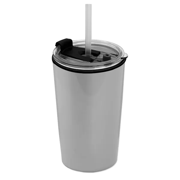 Garyline® Sentinel Metallic Acrylic Tumbler with 2-in-1 L...