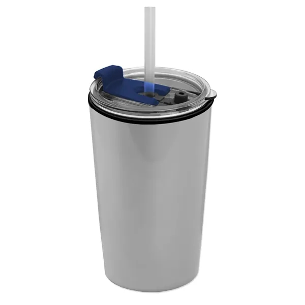Garyline® Sentinel Metallic Acrylic Tumbler with 2-in-1 L...