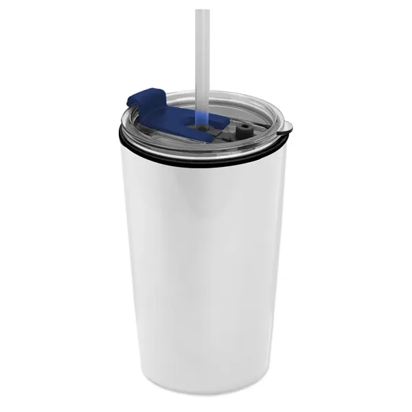 Garyline® Sentinel Metallic Acrylic Tumbler with 2-in-1 L...