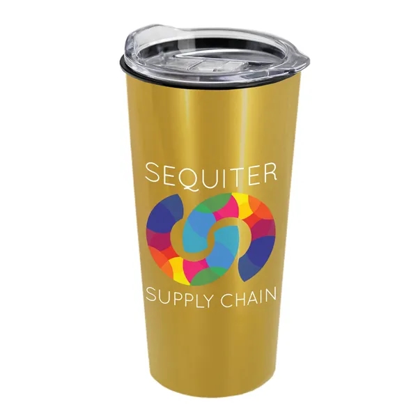 Garyline® Explore Metallic Travel Tumbler with Slider Lid...