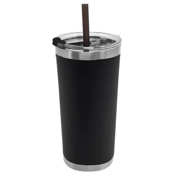 Garyline® Insulated Stainless Steel Tumbler with Straw - ...