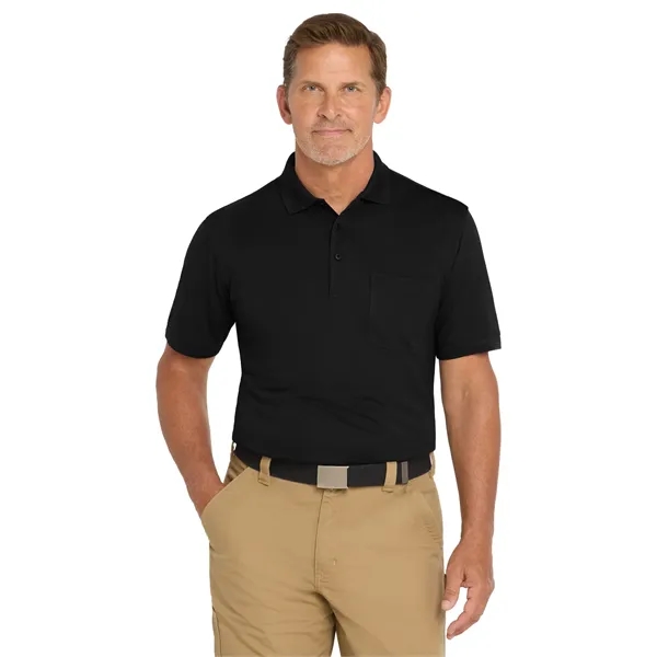 CornerStone Industrial Snag-Proof Pique Pocket Polo.