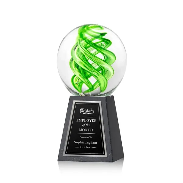 Vortex Award on Tall Marble Base - Black